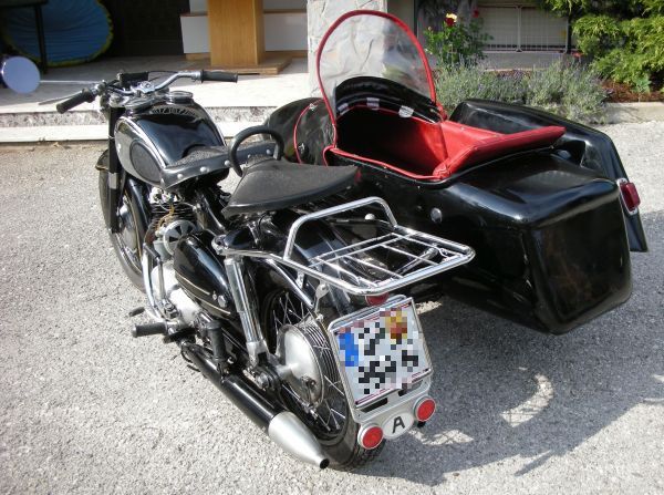 250SG with Duna sidecar